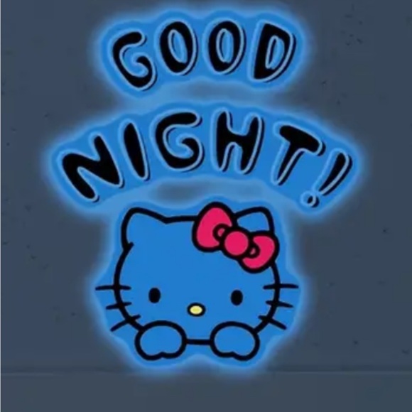 GLOW in the DARK HELLO KITTY WALL DECAL - Picture 3 of 3